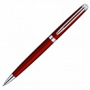 Ручка шариковая «Ватерман Хемисфера Рэд Металлик Си Ти» Цвет чернил – синий с логотипом или изображением
