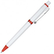 Ручка шариковая Raja, красная с логотипом или изображением