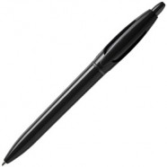Ручка шариковая S! (Си), черная с логотипом или изображением