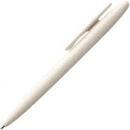 Ручка шариковая The Futurist DS5 TPP, белая с логотипом или изображением