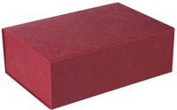 Подарочная коробка Twist, красная с логотипом или изображением