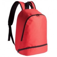 Рюкзак спортивный Unit Athletic, красный с логотипом или изображением