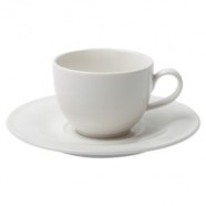 Кофейная пара Maxim Diamond для капучино, молочно-белая с логотипом или изображением