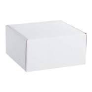 Коробка Medio, белая с логотипом или изображением