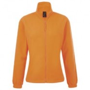 Куртка женская North Women, оранжевый неон с логотипом или изображением