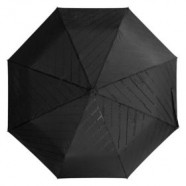 Зонт складной Magic с проявляющимся рисунком, черный с логотипом или изображением
