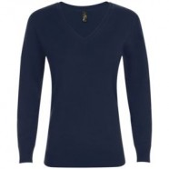 Пуловер женский GLORY WOMEN, темно-синий с логотипом или изображением
