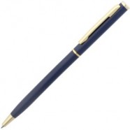 Ручка шариковая Hotel Gold, ver.2, синяя с логотипом или изображением