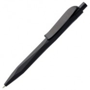 Ручка шариковая Prodir QS20 PMP-P, черная с логотипом или изображением