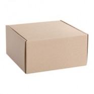 Коробка Medio, крафт с логотипом или изображением