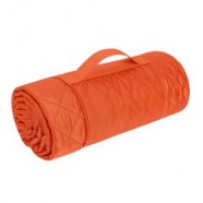 Плед для пикника Comfy, оранжевый с логотипом или изображением