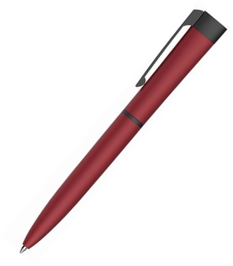 ELLIPSE, ручка шариковая, красный/черный, алюминий, пластик с логотипом или изображением