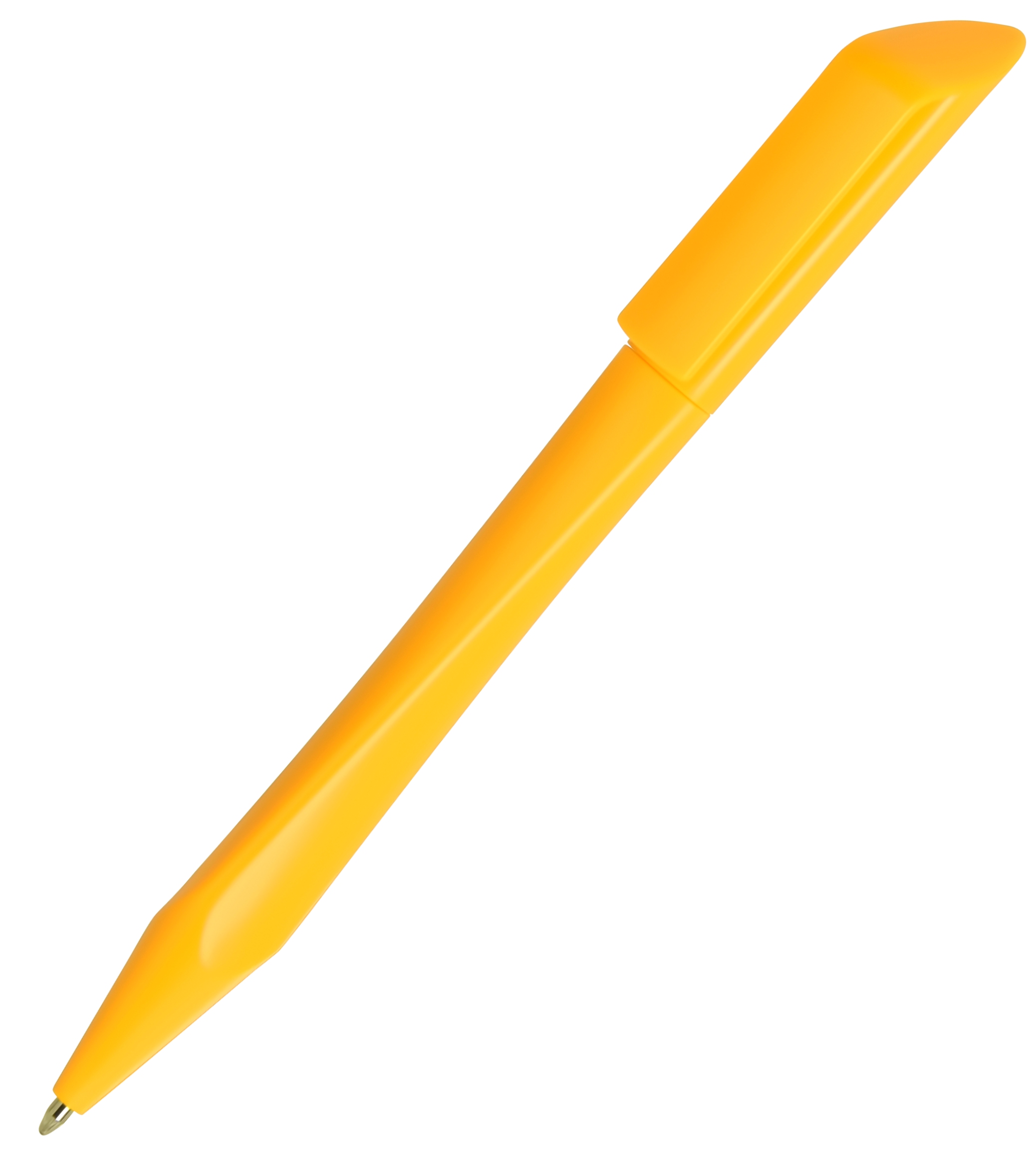N7, ручка шариковая, желтый, пластик с логотипом или изображением
