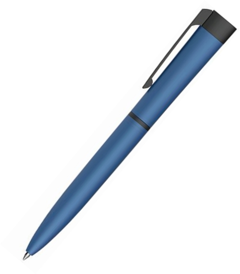 ELLIPSE, ручка шариковая, синий/черный, алюминий, пластик с логотипом или изображением
