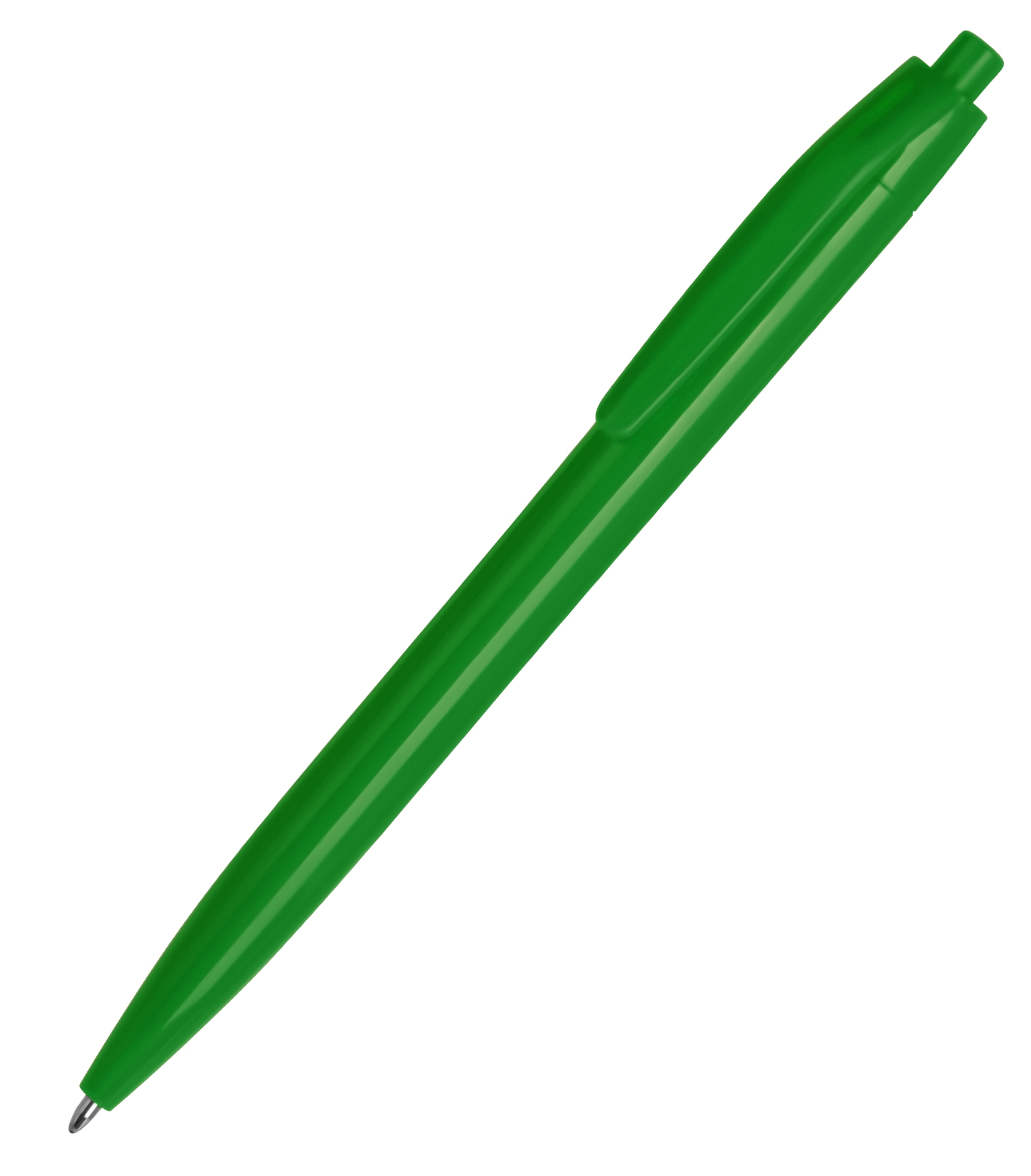 N6, ручка шариковая, зеленый, пластик с логотипом или изображением