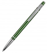 SHAPE, ручка шариковая, темно-зеленый/хром, анодированный алюминий/пластик с логотипом или изображением