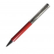 JAZZY, ручка шариковая, хром/бордовый, металл с логотипом или изображением
