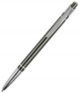 SHAPE, ручка шариковая, темно-серый/хром, анодированный алюминий/пластик с логотипом или изображением