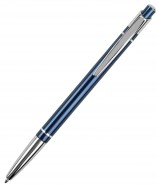 SHAPE, ручка шариковая, темно-синий/хром, анодированный алюминий/пластик с логотипом или изображением