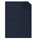 Чехол для паспорта PURE 140*90 мм., застежка на кнопке, натуральная кожа, синий с логотипом или изображением