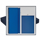 Подарочный набор FRAME, синий (Ежедневник недат А5, Планинг недат.) с логотипом или изображением