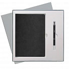 Подарочный набор Portobello/Latte черный (Ежедневник недат А5, Ручка) беж. ложемент с логотипом или изображением