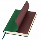 Ежедневник недатированный, Portobello Trend, Sky, 145х210, 256стр, зеленый с логотипом или изображением