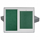 Подарочный набор DALLAS,зеленый(Ежедневник недат А5,Визитница) с логотипом или изображением