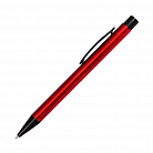 Шариковая ручка, Colt, нажимной мех-м,корпус-алюминий,отделка-детали с черным покрытием, красный с логотипом или изображением