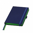 Ежедневник недатированный, Portobello Trend,Blue ocean, 145х210, 256стр, синий/св.зеленый с логотипом или изображением
