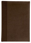 Ежедневник VELVET 5450 (650) 145x205 мм, коричневый 2016 с логотипом или изображением