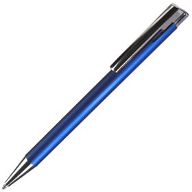 Ручка шариковая Stork, синяя с логотипом или изображением