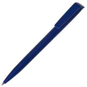 Ручка шариковая Flip, темно-синяя с логотипом или изображением