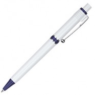 Ручка шариковая Raja, синяя с логотипом или изображением