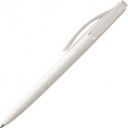 Ручка шариковая The Energizer DS2 PPP, белая с логотипом или изображением