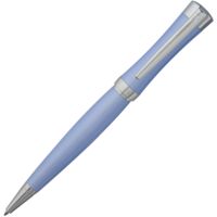 Ручка шариковая Desire, голубая с логотипом или изображением