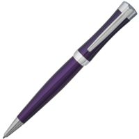 Ручка шариковая Desire, фиолетовая с логотипом или изображением