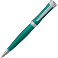 Ручка шариковая Desire, зеленая с логотипом или изображением