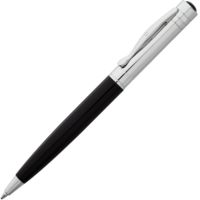 Ручка шариковая Promise, черная с логотипом или изображением