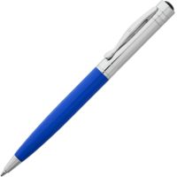 Ручка шариковая Promise, синяя с логотипом или изображением