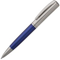 Ручка шариковая Bizarre, синяя с логотипом или изображением