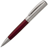 Ручка шариковая Bizarre, красная с логотипом или изображением