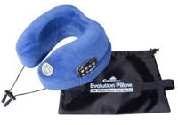 Подушка для путешествий Evolution pillow, синяя с логотипом или изображением