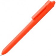 Ручка шариковая Hint, оранжевая с логотипом или изображением