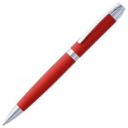Ручка шариковая Razzo Chrome, красная с логотипом или изображением