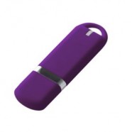 Флешка Memo, 8 Гб, фиолетовая с логотипом или изображением