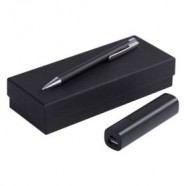 Набор Snooper: аккумулятор и ручка, черный с логотипом или изображением