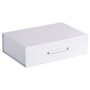 Коробка Case, подарочная, белая с логотипом или изображением