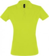 Рубашка поло женская PERFECT WOMEN 180 зеленое яблоко с логотипом или изображением