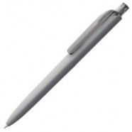 Ручка шариковая Prodir DS8 PRR-T Soft Touch, серая с логотипом или изображением